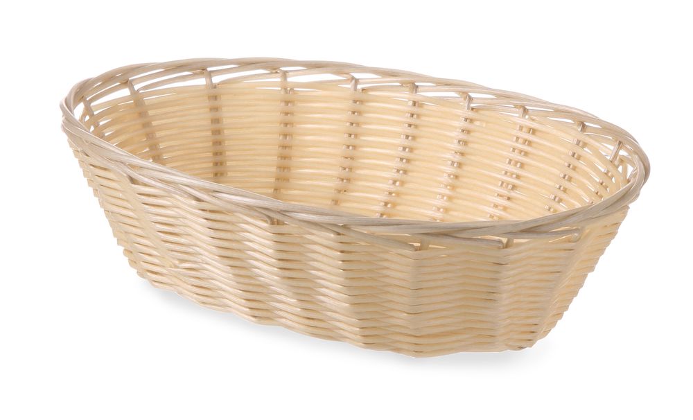 HENDI Brotkorb oval – Polyrattan, 225 × 130 mm HENDI