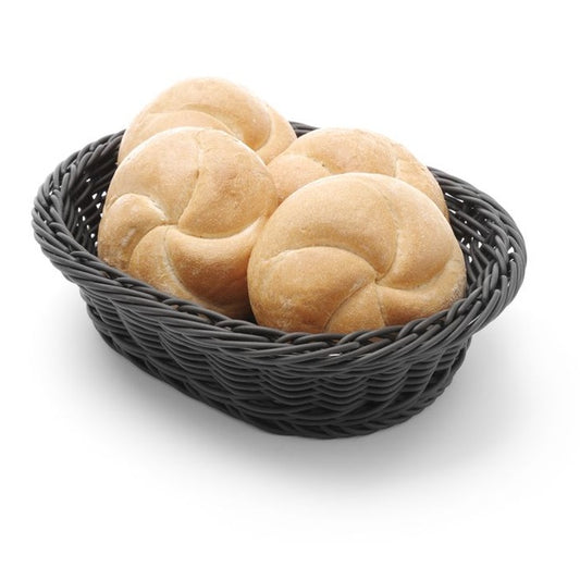 Brotkorb, oval, HENDI, Schwarz, 250x190x H 65mm HENDI