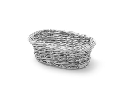 HENDI Brotkorb oval – 190 × 120 mm, Hellgrau