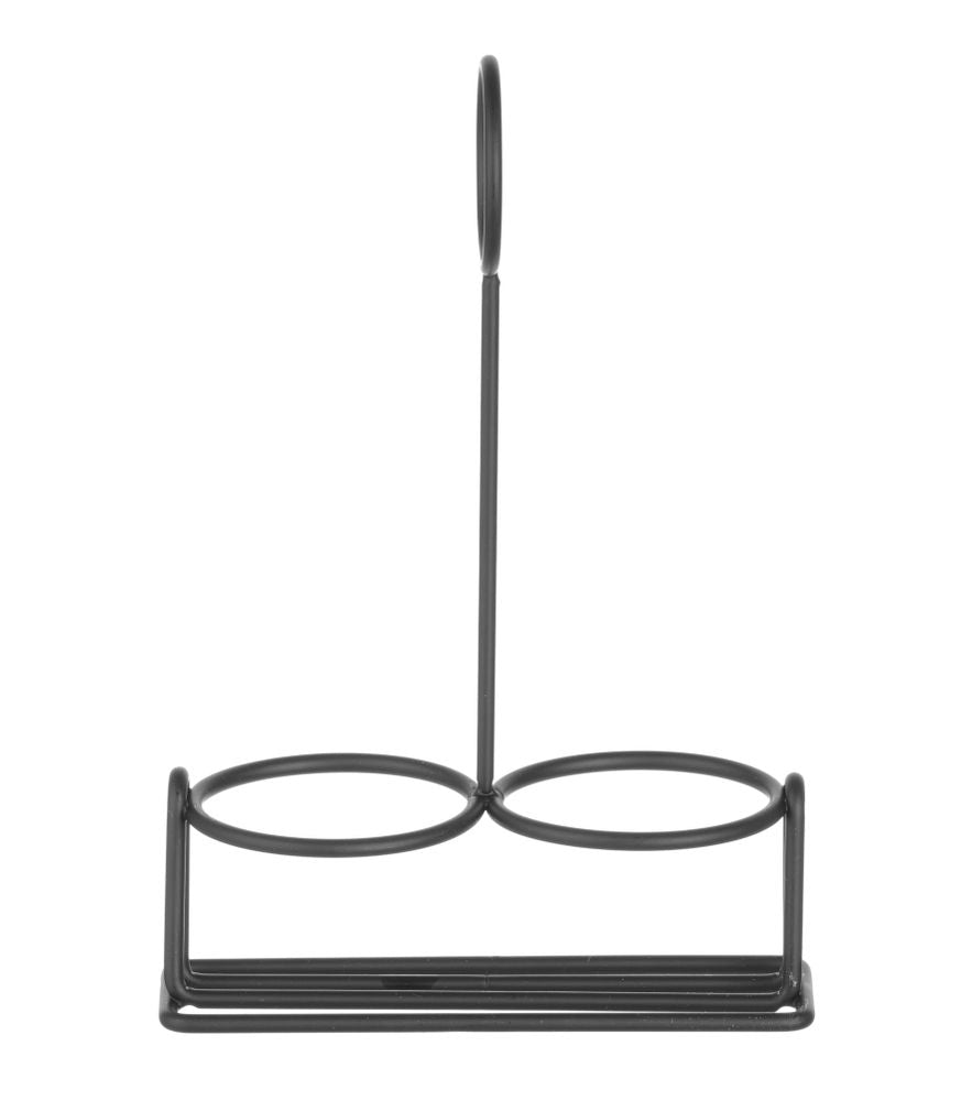 HENDI Gewürzständer schwarz – 135 × 65 × 200 mm