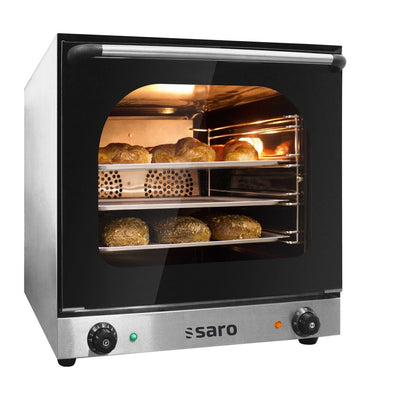 SARO TERNI Convection Oven – 4 Trays Included, Dual Fans