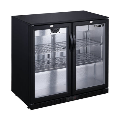 SARO Beverage Cooler BC 208 – 2 Glass Doors, 198 Liters