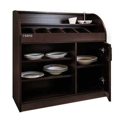 SARO Cutlery Cabinet BS 100 – Wenge Wood, Soft-Close Door