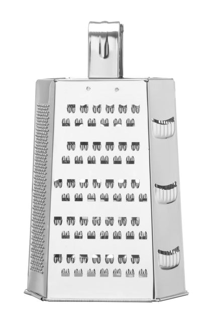 HENDI Reibe 6-seitig – Edelstahl, 215 mm hoch
