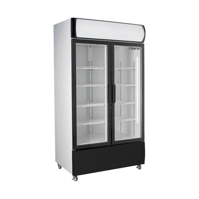 SARO Refrigerator GTK 580 – 2 glass doors, advertising panel, 487 liters