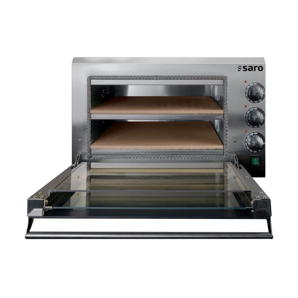 SARO Mini-Pizzaofen für 2 Pizzen Modell ETNA 2 SARO