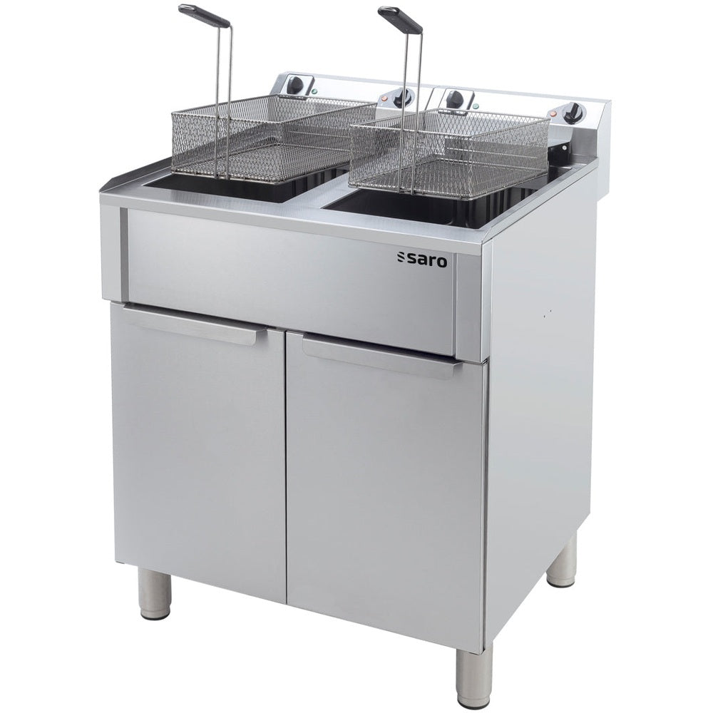 SARO Elektrofritteuse 20+20 L Standmodell BRAGA SARO