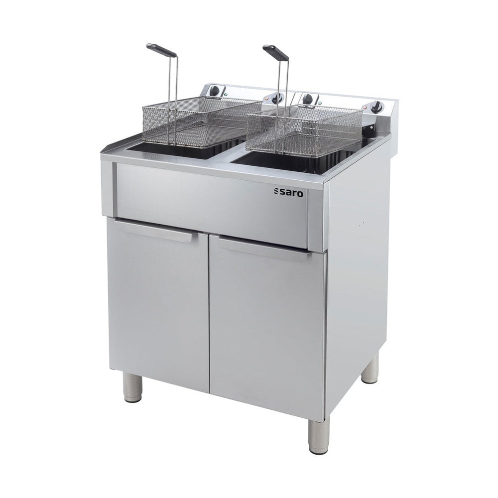SARO Elektrofritteuse 20+20 L Standmodell BRAGA SARO