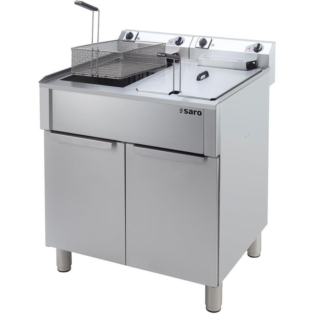 SARO Elektrofritteuse 20+20 L Standmodell BRAGA SARO
