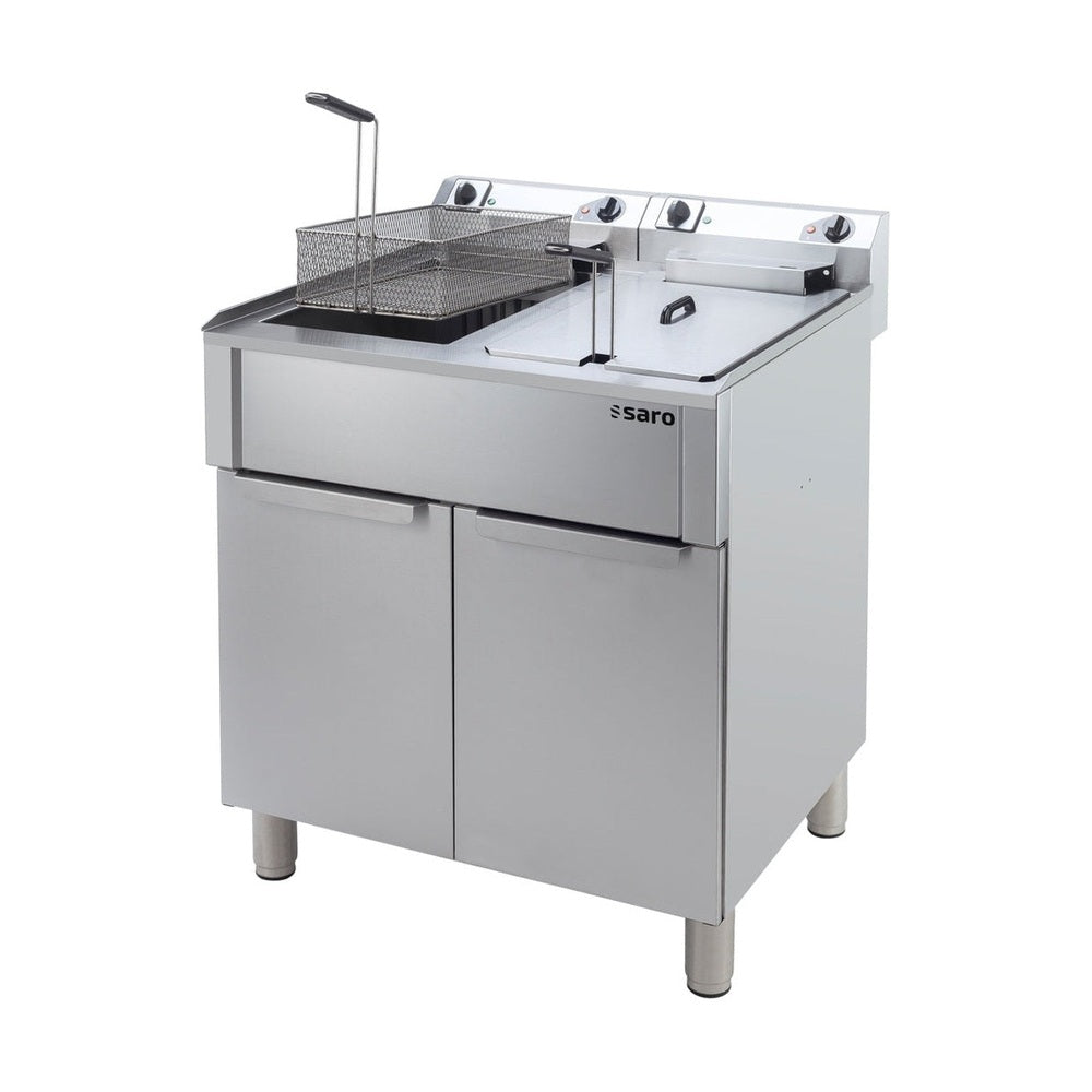 SARO Elektrofritteuse 20+20 L Standmodell BRAGA SARO