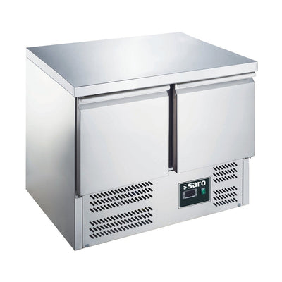 SARO Refrigerated Counter ES 901 S/S TOP – 2 Doors, Stainless Steel