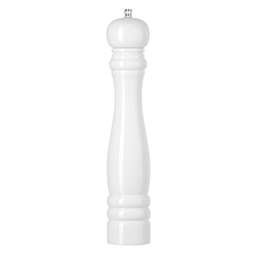 Salzmühle aus Holz, HENDI, Weiß, ⌀65x H 415mm HENDI