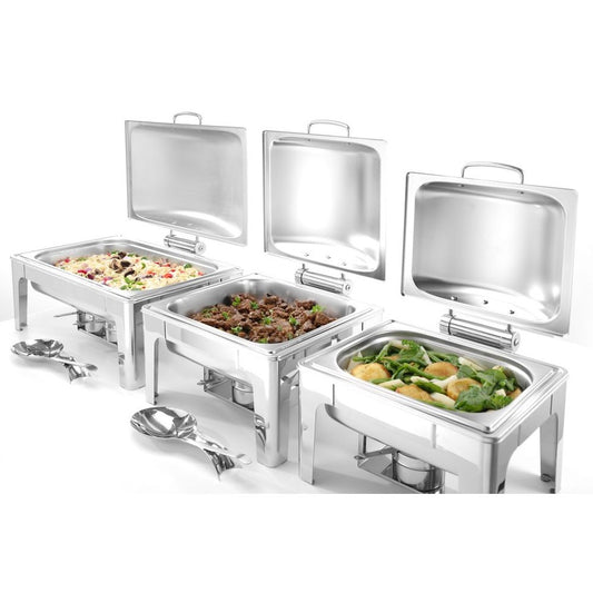 Chafing Dish GN 1/2, Satiniert, HENDI, Profi Line, 4L, 365x370x H 280mm HENDI