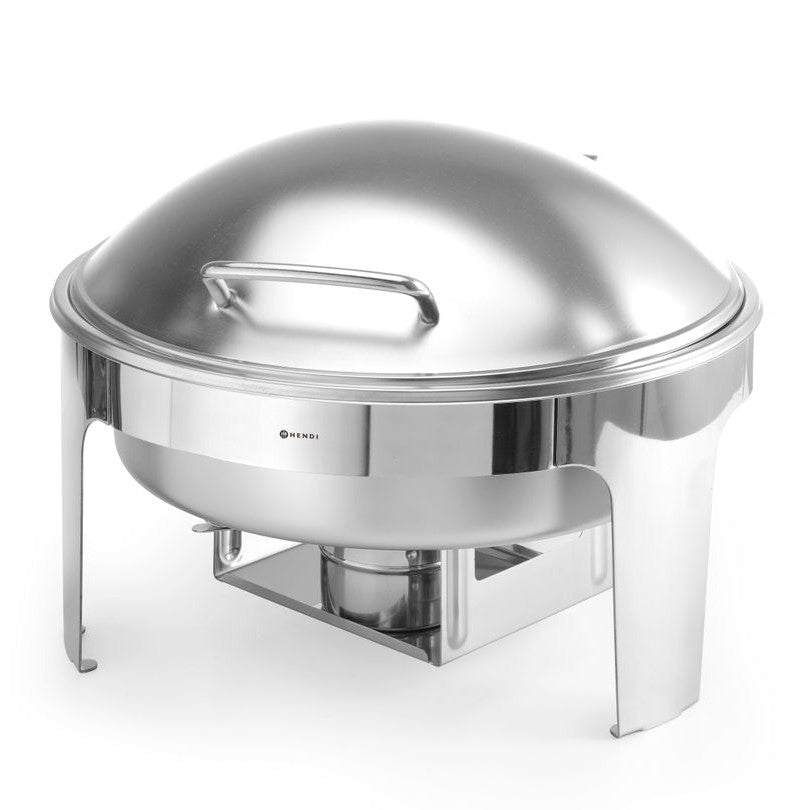 Chafing Dish rund, satiniert, HENDI, Profi Line, 6L, 465x420x H 320mm HENDI