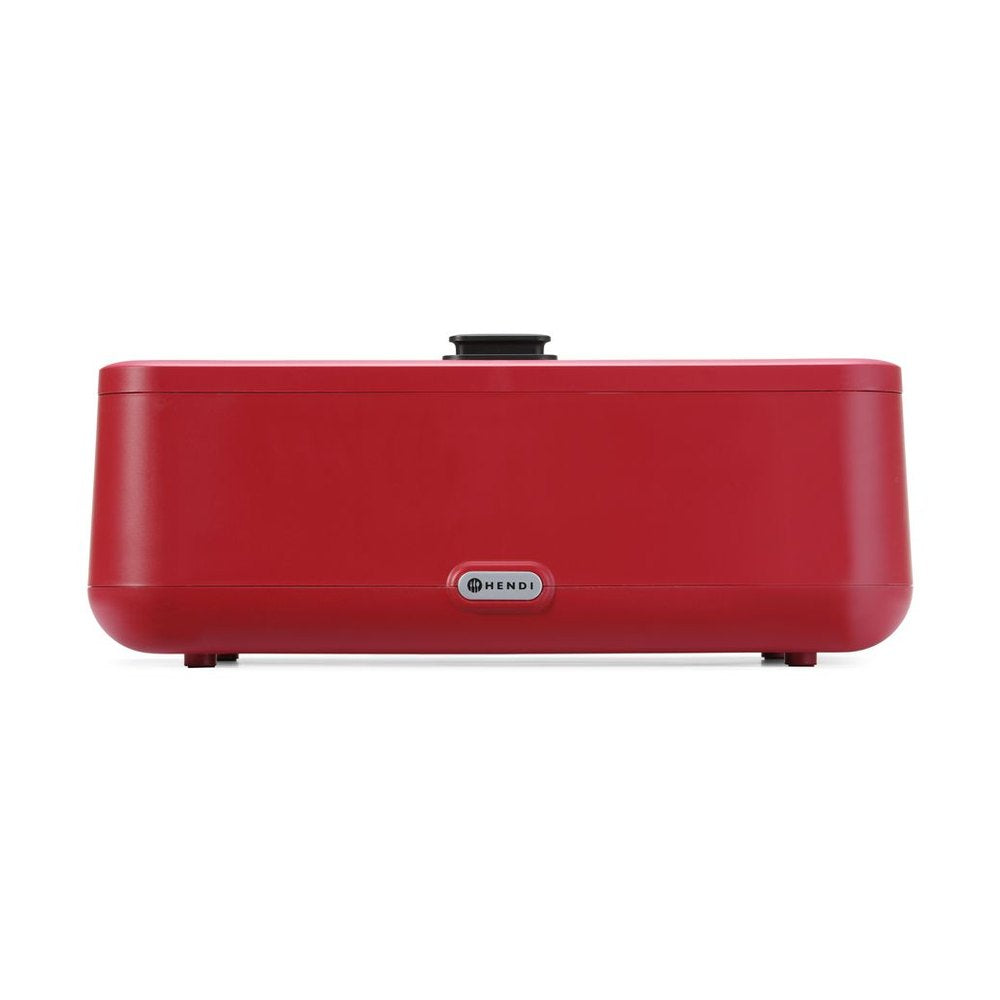 HENDI Chafing Dish UNIQ GN 1/1 Rot – elektrisch, 35–85 °C