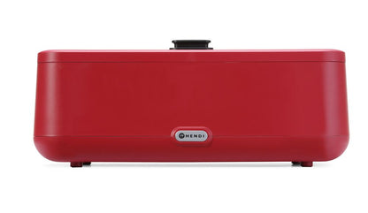 HENDI Chafing Dish UNIQ GN 1/1 Rot – elektrisch, 35–85 °C