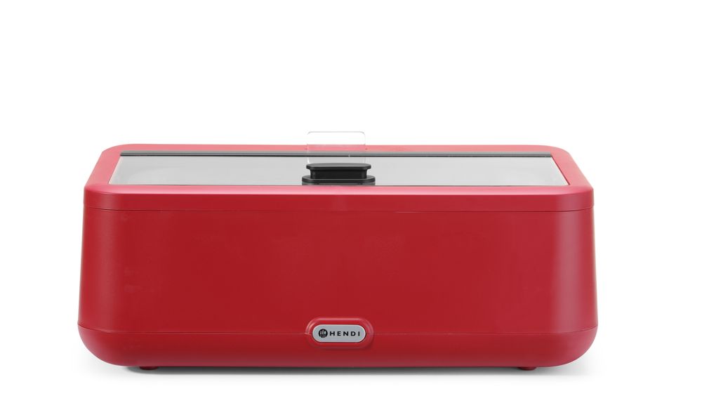 HENDI Chafing Dish UNIQ GN 1/1 Rot – elektrisch, 35–85 °C