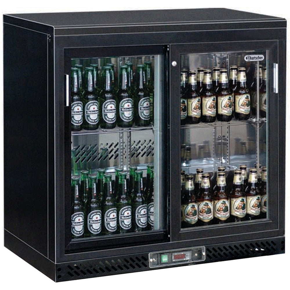Getränkekühlschrank 223L, 2 Schiebetüren Bartscher