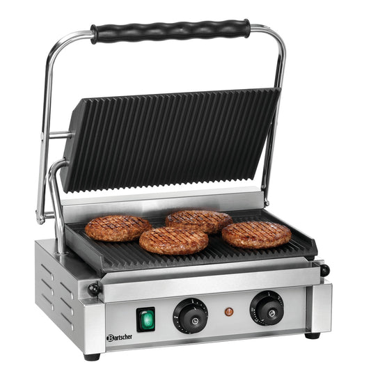 Kontaktgrill 'Panini', gerillt/gerillt Bartscher