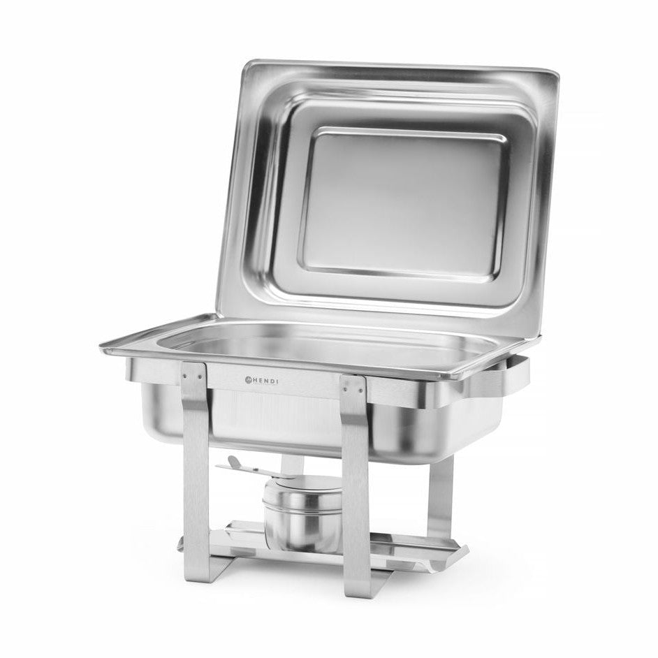 HENDI Chafing Dish Kitchen Line GN 1/2 – 4,5 L, Brennpaste HENDI