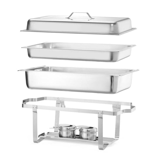 Chafing Dish Gastronorm 1/1, HENDI, Kitchen Line, 9L, 2 Stk., 600x358x H 295mm HENDI