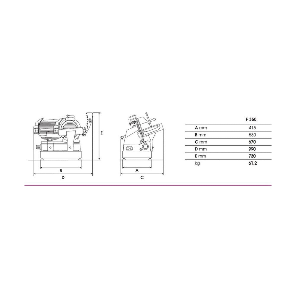 SARO Automatische Aufschnittmaschine Modell F-350 SARO