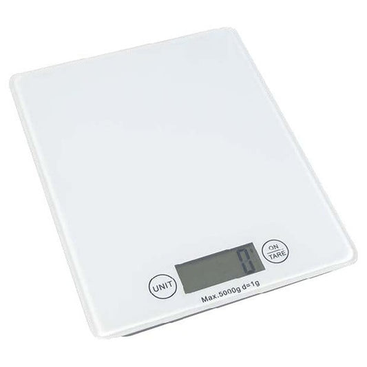SARO Küchenwaage digital, Glasplatte, 5 kg, Modell 4745BO SARO