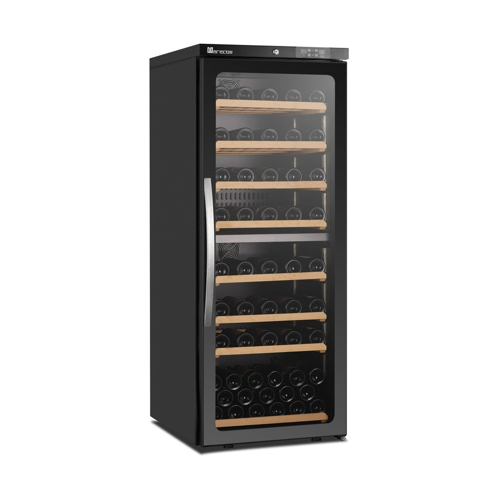 SARO 2-Zonen Weinkühlschrank mit Glastür, Modell CV 350 PV 2T SARO