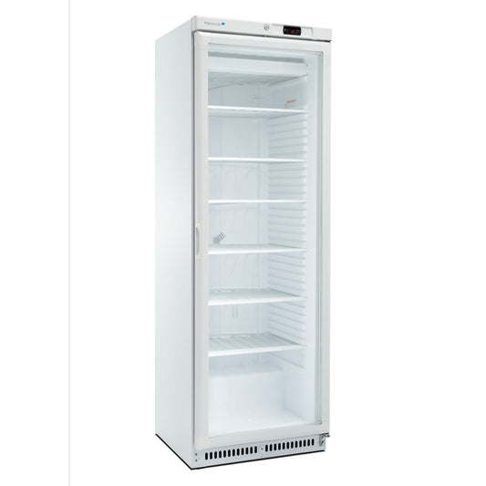 SARO Tiefkühlschrank mit Glastür - weiß, Modell ACE 430 CS PV SARO
