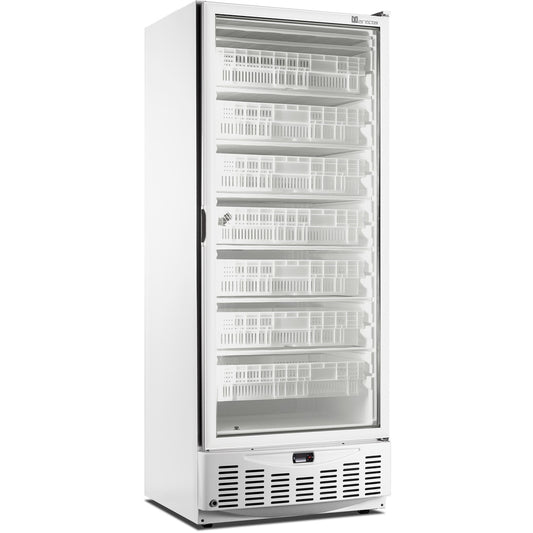 SARO Tiefkühlschrank mit Glastür - weiß, Modell MM5 N PV SARO