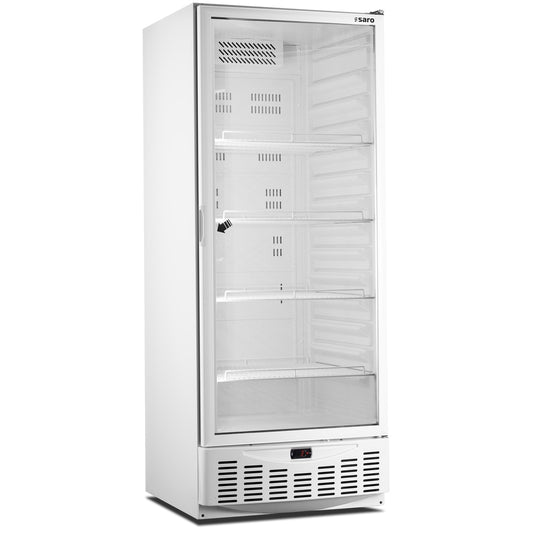 SARO Kühlschrank mit Glastür - weiß, Modell MM5 PV SARO