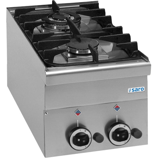 SARO Gasherd 2 Brenner Auftisch 600 Line Modell G2S6 SARO