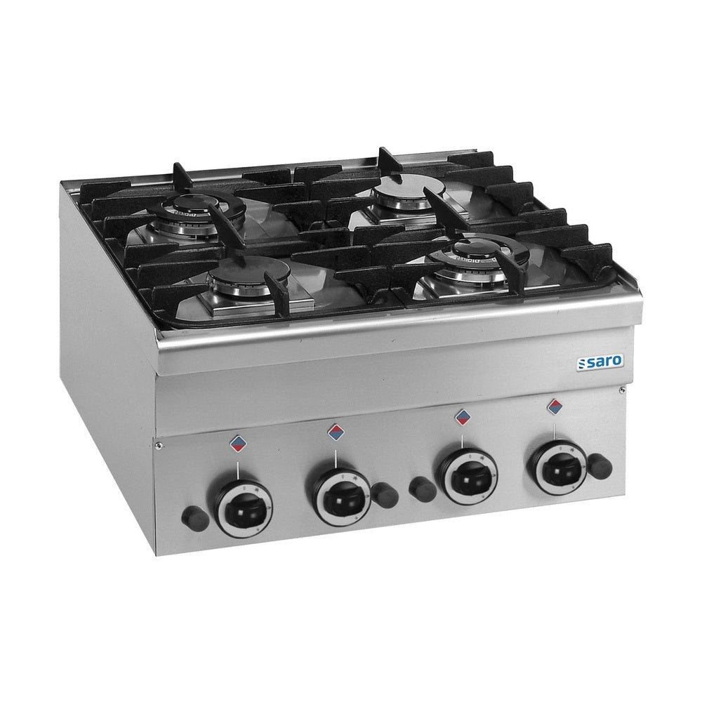 SARO Gasherd 4 Brenner Auftisch 600 Line Modell G4S6 SARO