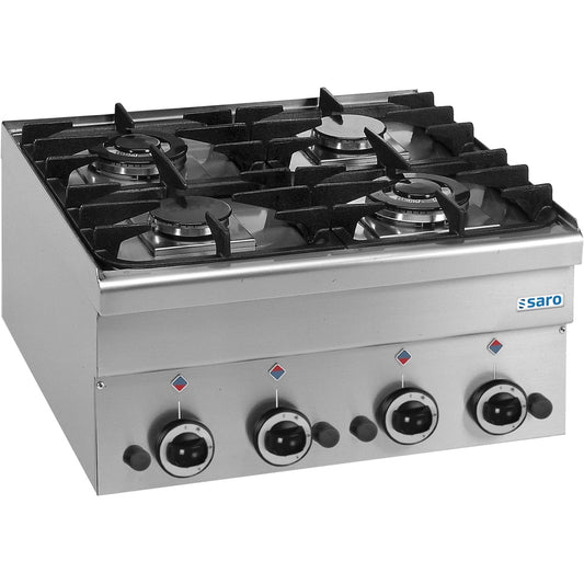 SARO Gasherd 4 Brenner Auftisch 600 Line Modell G4S6 SARO