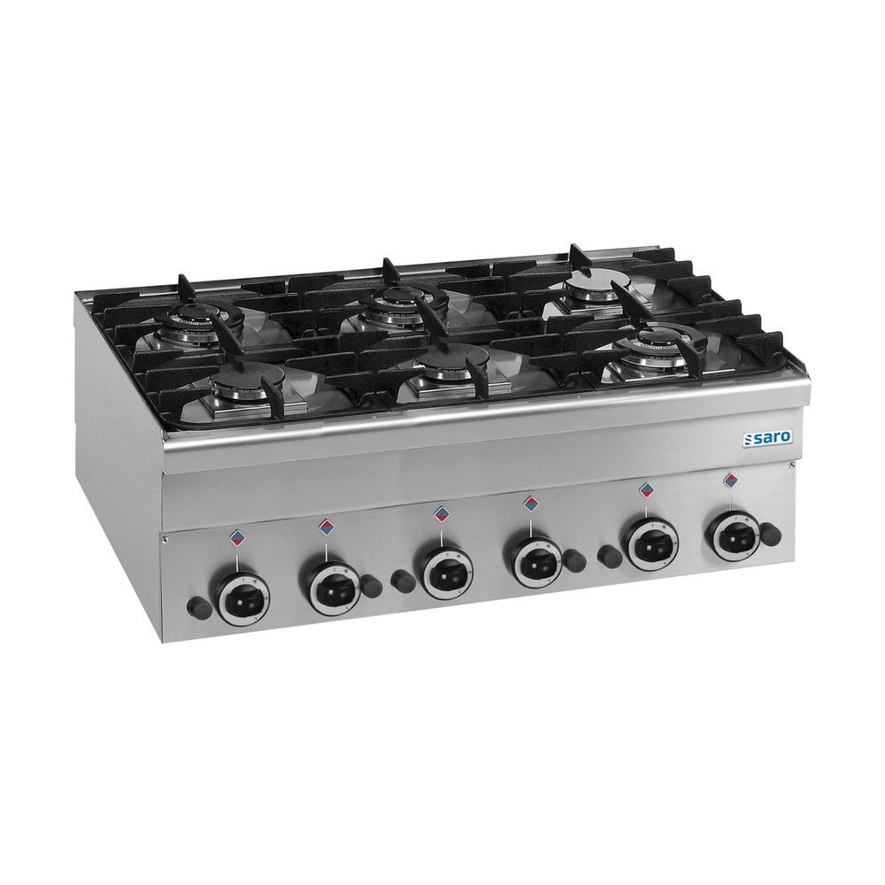 SARO Gasherd 6 Brenner Auftisch 600 Line Modell G6S6 SARO