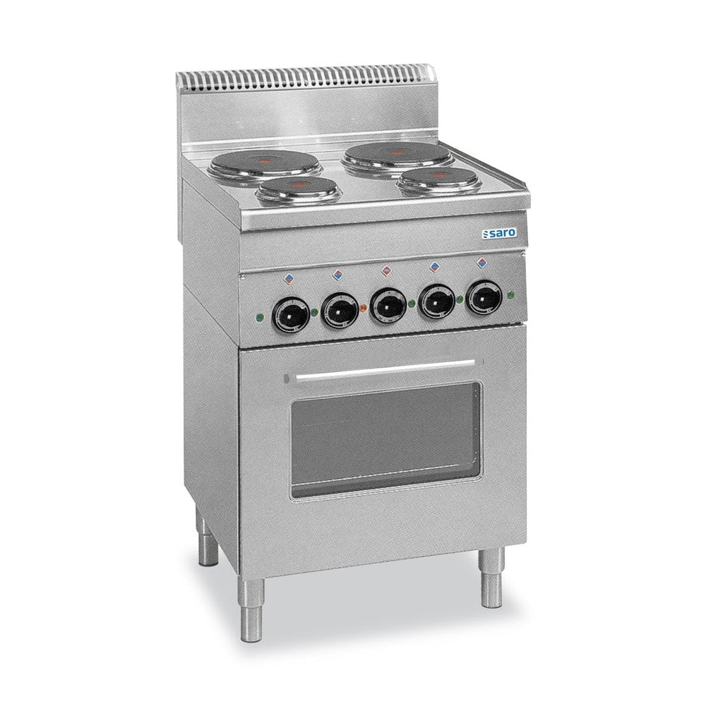 SARO Elektroherd 4 Platten+Grill+Umluftofen 600 Line Modell E4F6 SARO