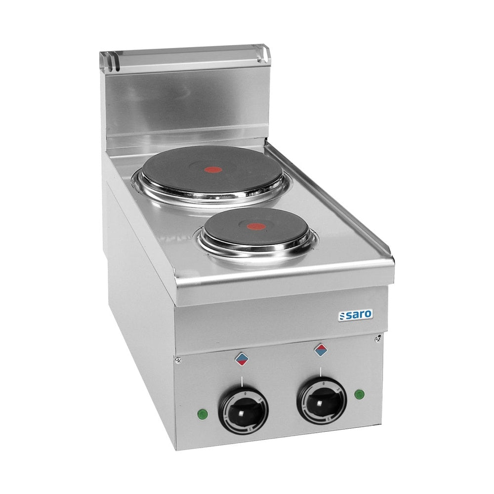 SARO Elektroherd 2 Platten Auftisch 600 Line Modell E26 SARO