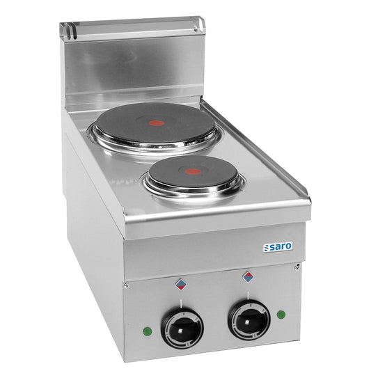 SARO Elektroherd 2 Platten Auftisch 600 Line Modell E26 SARO