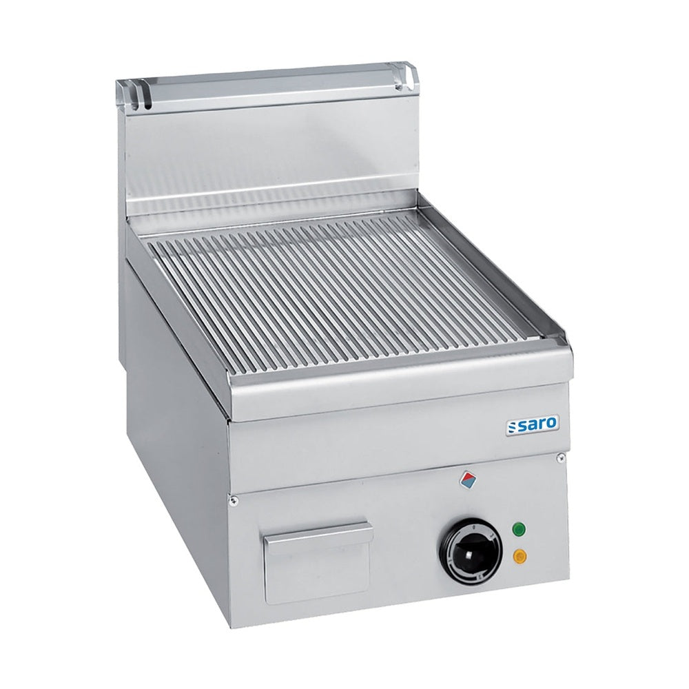 SARO Elektrogrillplatte gerillt Auftisch 400x600 Modell EFT46R SARO