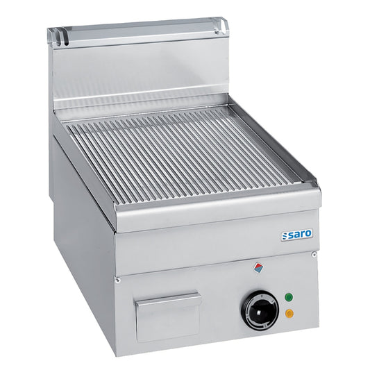 SARO Elektrogrillplatte gerillt Auftisch 400x600 Modell EFT46R SARO