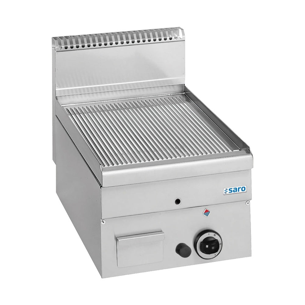 SARO Gasgrillplatte gerillt Auftisch 400x600 Modell GFT46R SARO