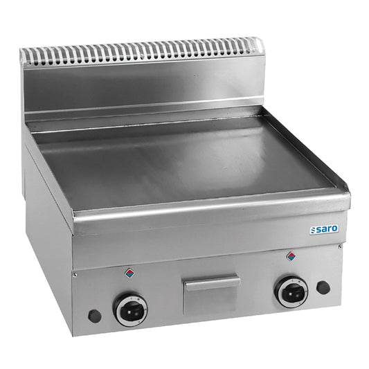 SARO Gasgrillplatte glatt Auftisch 600x600 Modell GFT66L SARO