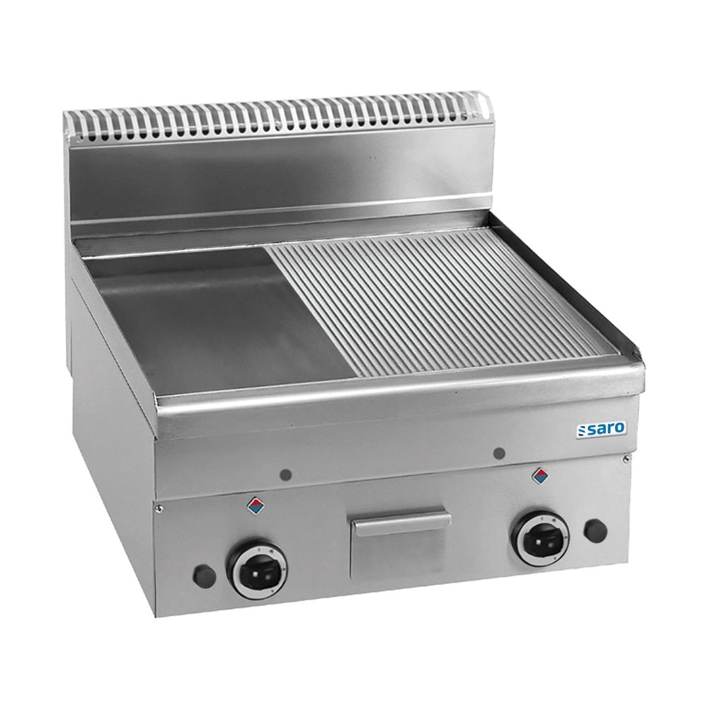 SARO Gasgrillplatte 1/2glatt 1/2gerillt 1000x600 Modell GFT66LR SARO