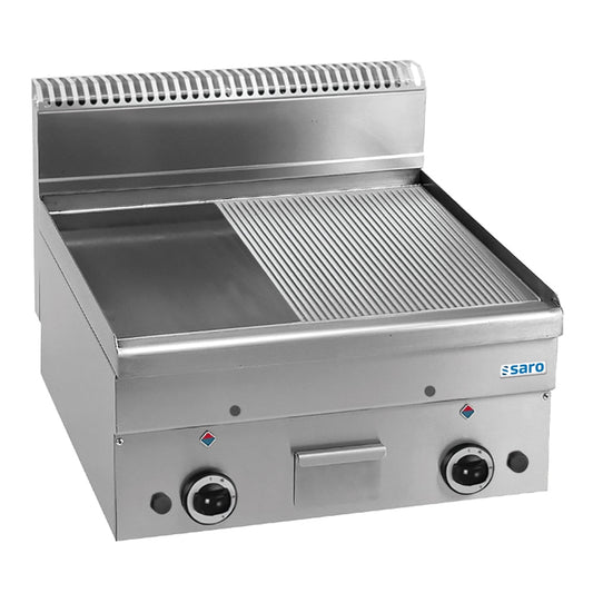 SARO Gasgrillplatte 1/2glatt 1/2gerillt 1000x600 Modell GFT66LR SARO