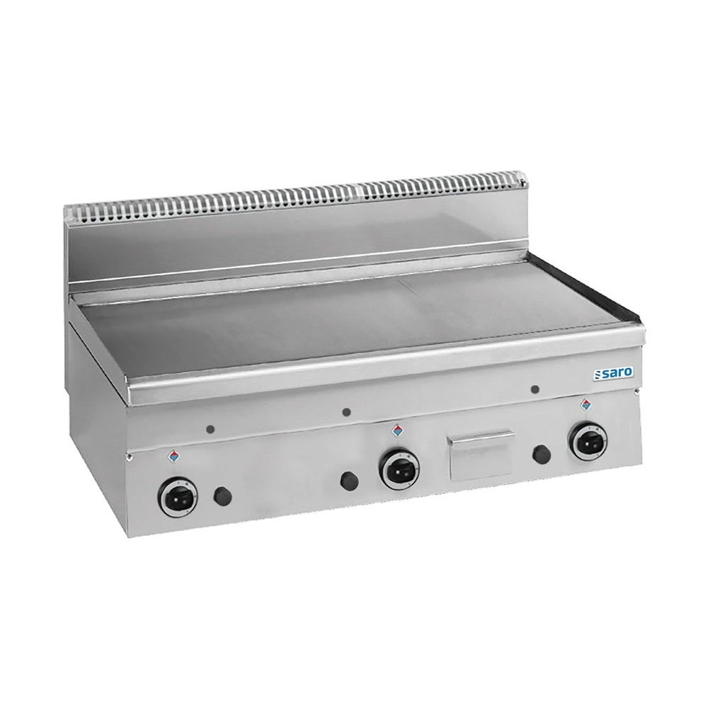 SARO Gasgrillplatte glatt Auftisch 1000x600 Modell GFT106L SARO