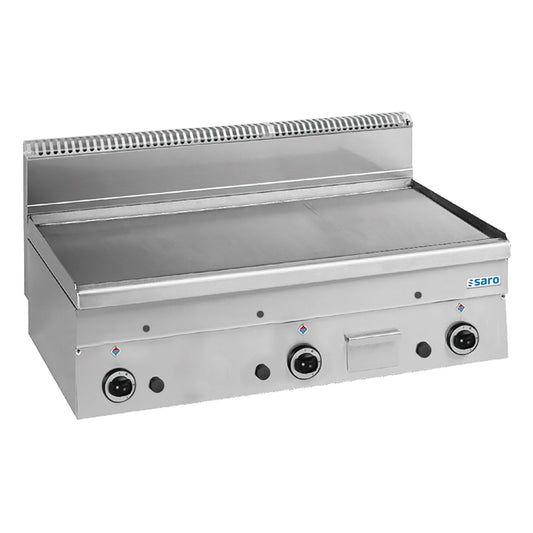 SARO Gasgrillplatte glatt Auftisch 1000x600 Modell GFT106L SARO