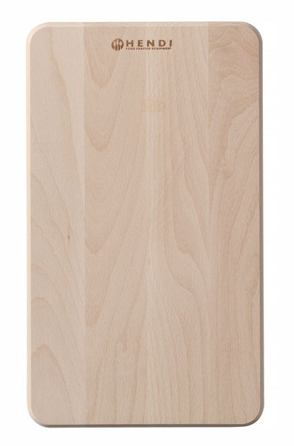 HENDI Brotschneidbrett Buche – 340 × 200 mm, Holz hell