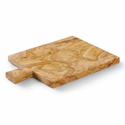 Schneide- und Servierbrett aus Olivenholz, HENDI, 340x230x H 22mm HENDI