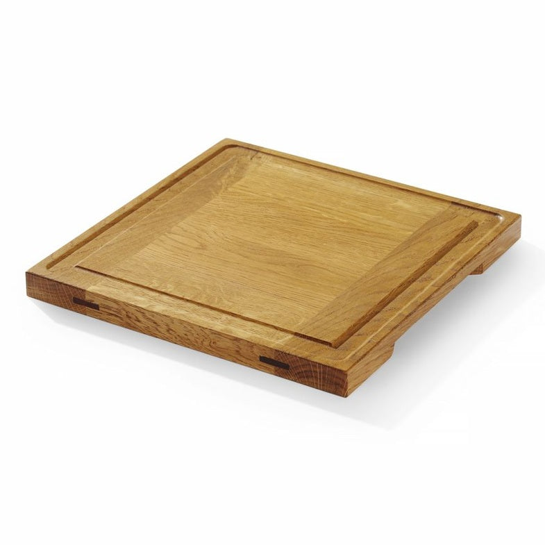 Servierbrett aus Eichenholz, HENDI, 270x270x H 20mm HENDI
