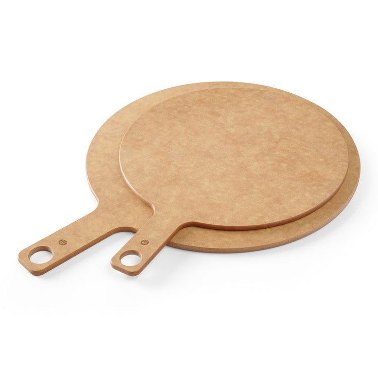 HENDI Pizzabrett mit Griff – Ø 356 mm, Holzfaser HENDI